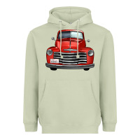 Matcha western red truck front view Heavyweight Hoodie - FaDigitalArtStudio
