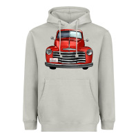 Moon Dust western red truck front view Heavyweight Hoodie - FaDigitalArtStudio