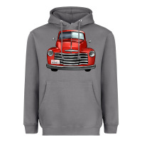 Storm western red truck front view Heavyweight Hoodie - FaDigitalArtStudio