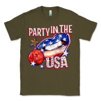 Army Green party in the usa billie wilder Classic Tee - texasbilliewilder