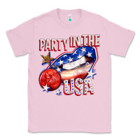 Bubblegum Pink party in the usa billie wilder Classic Tee - texasbilliewilder