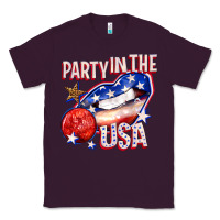 Plum party in the usa billie wilder Classic Tee - texasbilliewilder