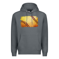 Rock softball brushstroke Premium Hoodie - Jasminsmagicworld