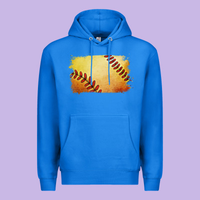 Softball Brushstroke Premium Hoodie Designed By Jasminsmagicworld