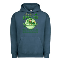 Pigment Midnight Navy lucky world tour st. patricks day Urban Hoodie - MaliasSmallBusiness