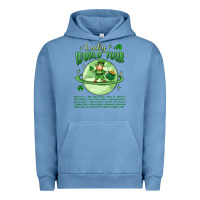 Pigment Pebble Blue lucky world tour st. patricks day Urban Hoodie - MaliasSmallBusiness