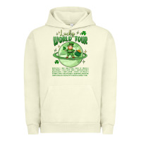 Pigment Pistachio lucky world tour st. patricks day Urban Hoodie - MaliasSmallBusiness