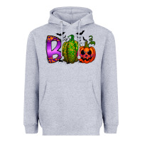 Heather Grey boo halloween Heavyweight Hoodie - RacoonDesign