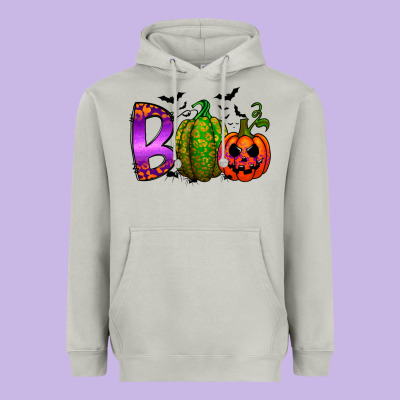 Boo Halloween Heavyweight Hoodie Designed By Racoondesign