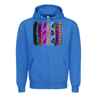 True Royal race brushstrokes Zipper Hoodie - Zillion Design Studio