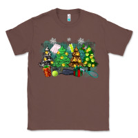 Chestnut christmas trees with tennis Classic Tee - Zillion Design Studio