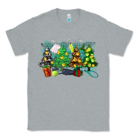 Heather Grey christmas trees with tennis Classic Tee - Zillion Design Studio