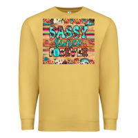 Antique Gold sassy since forever Premium Sweatshirt - JahusDesignShop