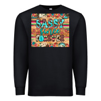 Black sassy since forever Premium Sweatshirt - JahusDesignShop