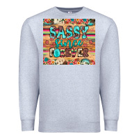 Heather Grey sassy since forever Premium Sweatshirt - JahusDesignShop