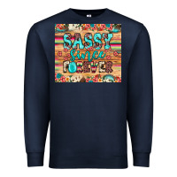 Navy sassy since forever Premium Sweatshirt - JahusDesignShop