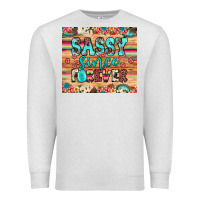 Oatmeal Heather sassy since forever Premium Sweatshirt - JahusDesignShop