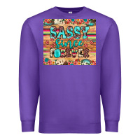 Purple sassy since forever Premium Sweatshirt - JahusDesignShop