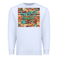 White sassy since forever Premium Sweatshirt - JahusDesignShop