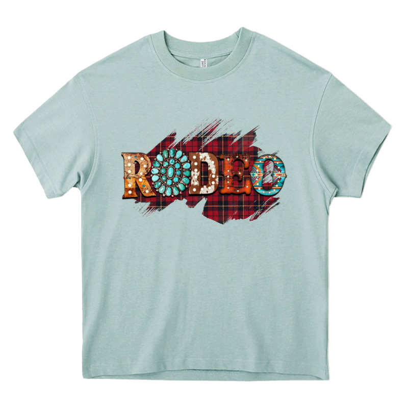 Rodeo Christmas Heavy Core Tee by CowhideDigitalArt | Teevron