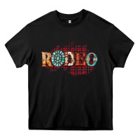 Black Rodeo Christmas Heavy Core Tee - CowhideDigitalArt