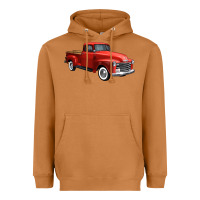 Meerkat western red truck right 34 view 1 Heavyweight Hoodie - FaDigitalArtStudio