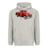 Moon Dust western red truck right 34 view 1 Heavyweight Hoodie - FaDigitalArtStudio