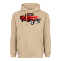 Mushroom western red truck right 34 view 1 Heavyweight Hoodie - FaDigitalArtStudio