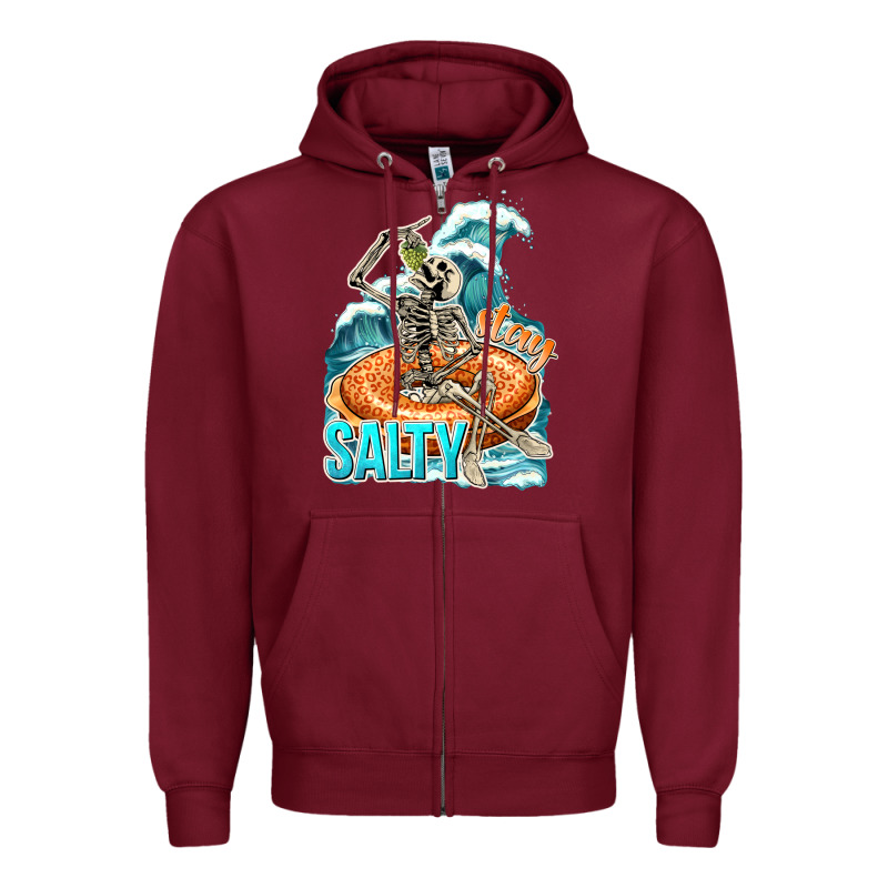 Stay Salty Zipper Hoodie by texasbilliewilder | Teevron