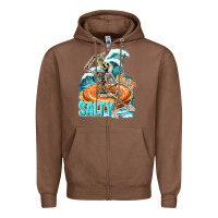 Chestnut stay salty Zipper Hoodie - texasbilliewilder