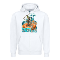 White stay salty Zipper Hoodie - texasbilliewilder