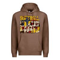 Chestnut softball dad Premium Hoodie - Jasminsmagicworld