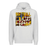 Dove Grey softball dad Premium Hoodie - Jasminsmagicworld