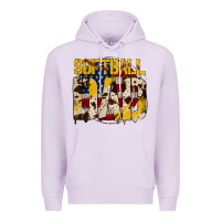 Lilac softball dad Premium Hoodie - Jasminsmagicworld
