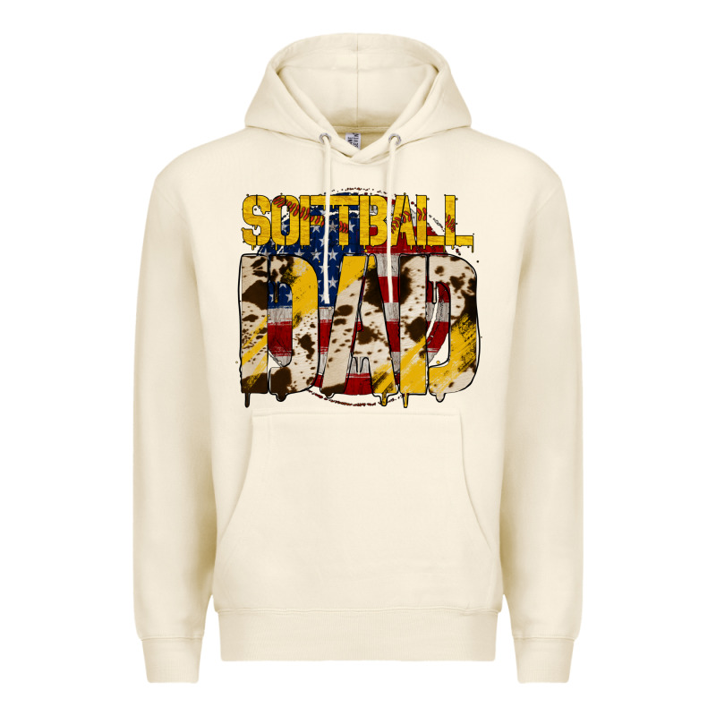 Softball Dad Premium Hoodie by Jasminsmagicworld | Teevron