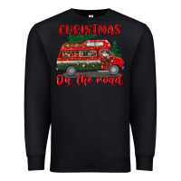 Black christmas on the road Premium Sweatshirt - BundleAndBundleShop