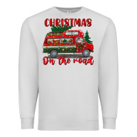 Dove Grey christmas on the road Premium Sweatshirt - BundleAndBundleShop