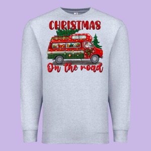 Christmas On The Road Premium Sweatshirt Designed By Bundleandbundleshop