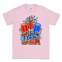 Bubblegum Pink party in the usa popsicles billie wilder Classic Tee - texasbilliewilder
