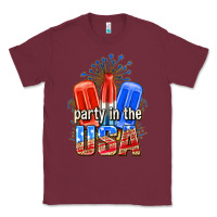Burgundy party in the usa popsicles billie wilder Classic Tee - texasbilliewilder