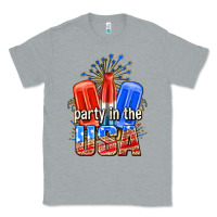 Heather Grey party in the usa popsicles billie wilder Classic Tee - texasbilliewilder