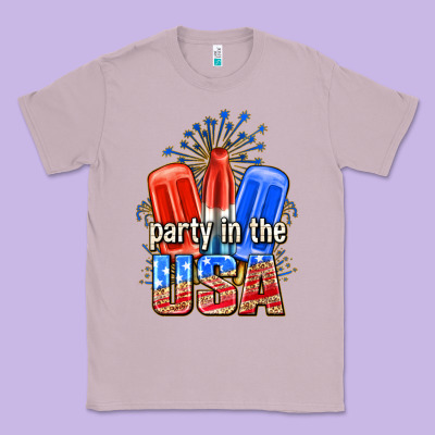 Classic Tee party in the usa popsicles billie wilder