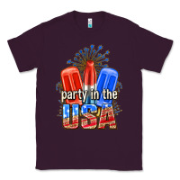 Plum party in the usa popsicles billie wilder Classic Tee - texasbilliewilder