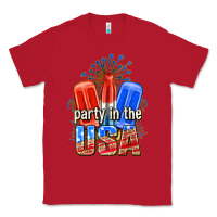 Red party in the usa popsicles billie wilder Classic Tee - texasbilliewilder
