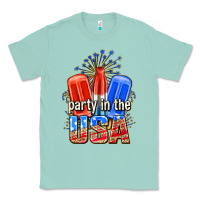 Seafoam party in the usa popsicles billie wilder Classic Tee - texasbilliewilder