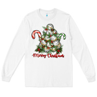 White Merry Christmas Volleyball Long Sleeve Tee - RanaPortraitStore