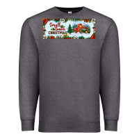 Charcoal Heather small town christmas Premium Sweatshirt - BundleAndBundleShop