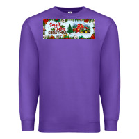 Purple small town christmas Premium Sweatshirt - BundleAndBundleShop