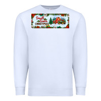 White small town christmas Premium Sweatshirt - BundleAndBundleShop