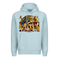 Blue Mist softball mom Premium Hoodie - Jasminsmagicworld
